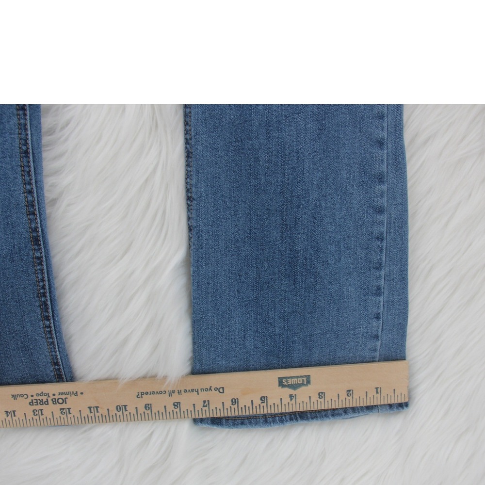 AEROPOSTALE Baby Bootcut Jeans Women's Size 8R Light Wash Blue Low Rise Y2K - Picture 4 of 12
